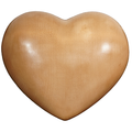 Gedenkurne Cuore hell gebeizt