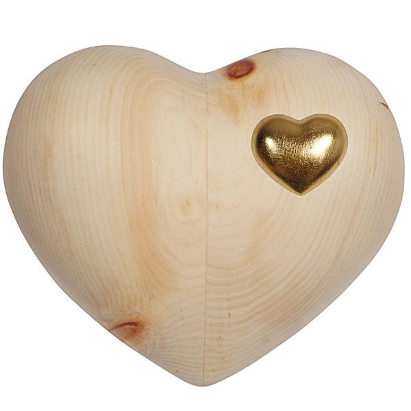 Urne Cuore Zirbenholz
