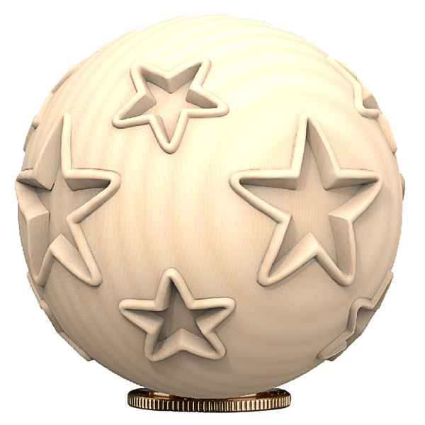 Gedenkurne Sphaera mit Sternen