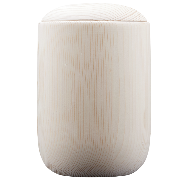 Urne Luce Holz naturbelassen