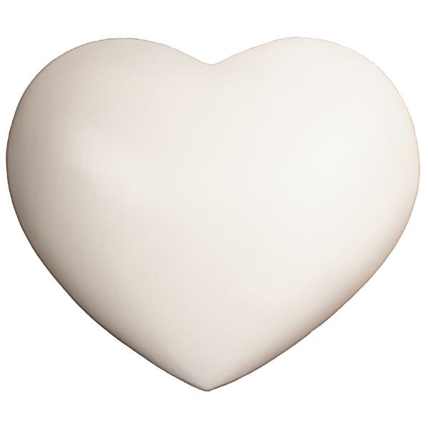 Urne Cuore Lindenholz weiß