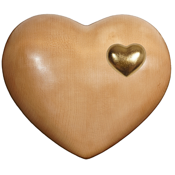 Urne Cuore hell gebeizt