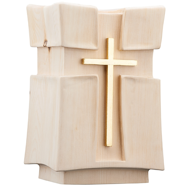 Urne Croce mit Goldkreuz
