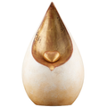 Urne Lacrima Echtgold bemalt