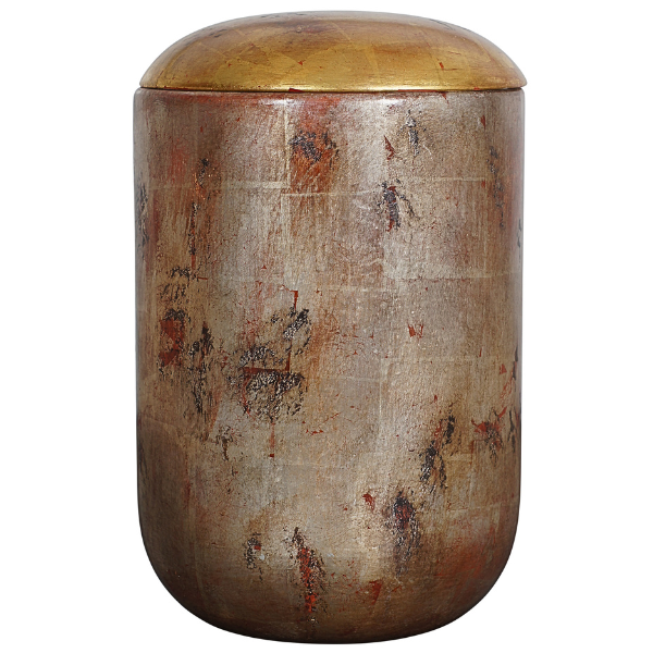 Urne Luce bemalt Echtgold