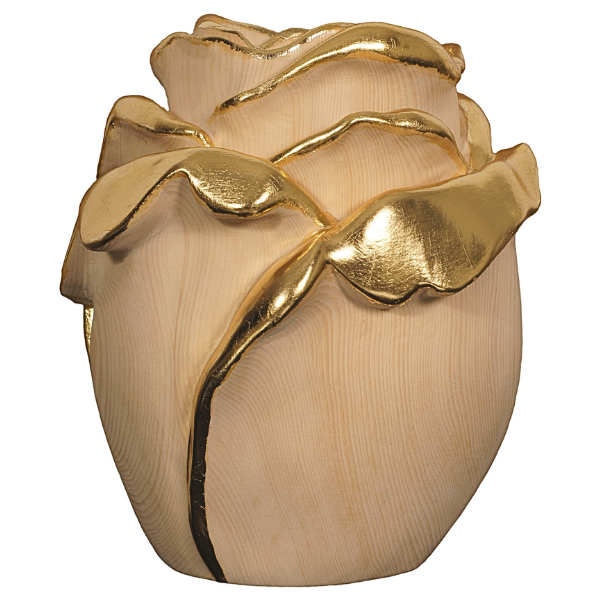 Urne Rose natur mit Goldakzent
